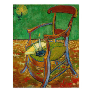 Vincent van Gogh - Paul Gauguin's stoel Foto Afdruk