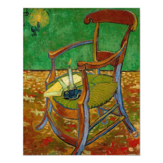 Vincent van Gogh - Paul Gauguin's stoel Foto Afdruk (Voorkant)