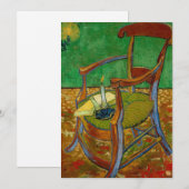 Vincent van Gogh - Paul Gauguin's stoel Kaart (Voorkant / Achterkant)
