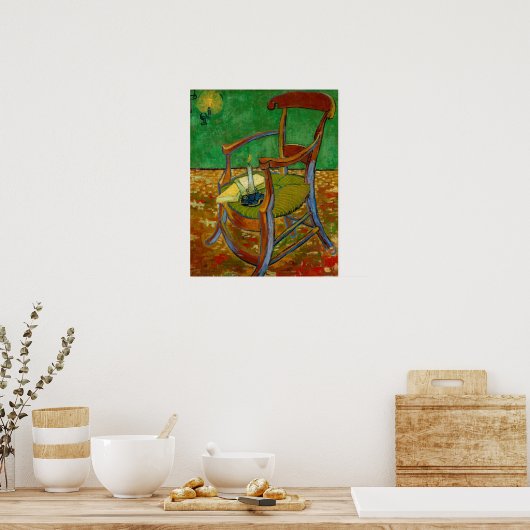 Vincent van Gogh - Paul Gauguin's stoel Poster (Keuken)