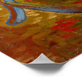 Vincent van Gogh - Paul Gauguin's stoel Poster (Hoek)