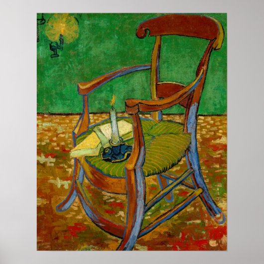 Vincent van Gogh - Paul Gauguins Stoel Poster (Voorkant)
