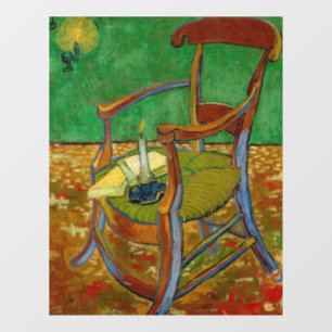 Vincent van Gogh - Paul Gauguin's stoel Raamsticker