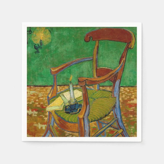 Vincent van Gogh - Paul Gauguin's stoel Servet (Voorkant)