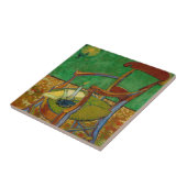 Vincent van Gogh - Paul Gauguin's stoel Tegeltje (Zijkant)