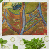 Vincent van Gogh - Paul Gauguin's stoel Theedoek (Gevouwen)