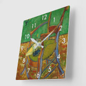 Vincent van Gogh - Paul Gauguin's stoel Vierkante Klok (Hoek)