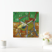 Vincent van Gogh - Paul Gauguin's stoel Vierkante Klok (Huis)
