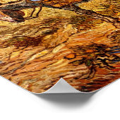 Vincent van Gogh - Peasant Couple gaat werken Poster (Hoek)