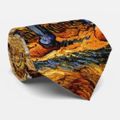 Vincent van Gogh - Peasant Couple gaat werken Stropdas (Opgerold)