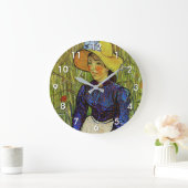 Vincent van Gogh - Peasant Girl in Pet met stro Grote Klok (Huis)