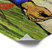 Vincent van Gogh - Peasant Girl in Pet met stro Poster (Hoek)