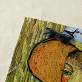 Vincent van Gogh - Peasant Girl in Pet met stro Strandlaken (In situ)