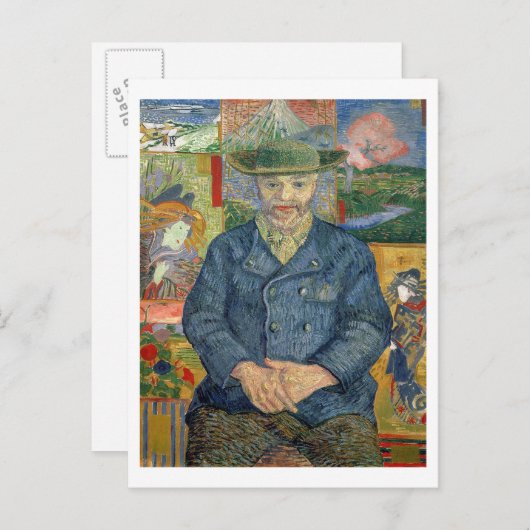 Vincent van Gogh | Pere Tanguy (vader Tanguy) Briefkaart (Voorkant / Achterkant)
