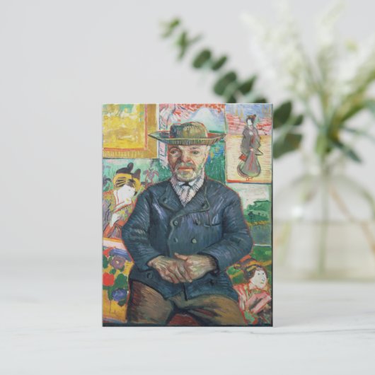Vincent van Gogh | Pere Tanguy (vader Tanguy) Briefkaart (Staand voorkant)