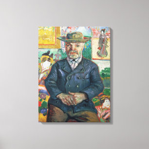 Vincent van Gogh   Pere Tanguy (vader Tanguy) Canvas Afdruk