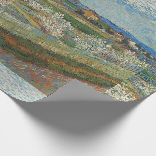 Vincent Van Gogh  Perzikbomen in Blossom Cadeaupapier (Hoek)