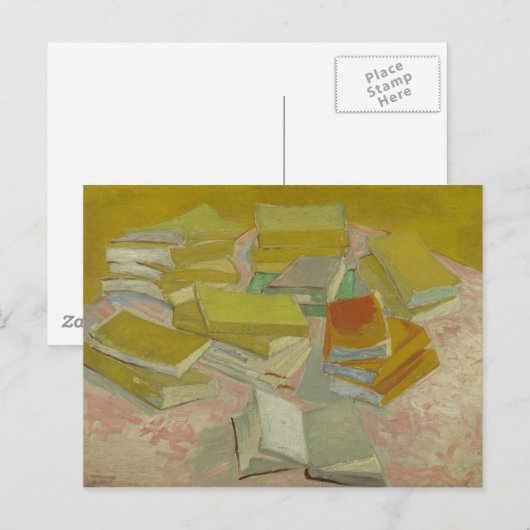 Vincent van Gogh - Piles van Franse romans Briefkaart (Voorkant / Achterkant)