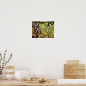 Vincent Van Gogh - Pine Trees en Dandelions Poster (Keuken)