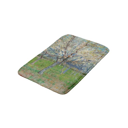 Vincent van Gogh - Pink Orchard Badmat (Gekanteld)