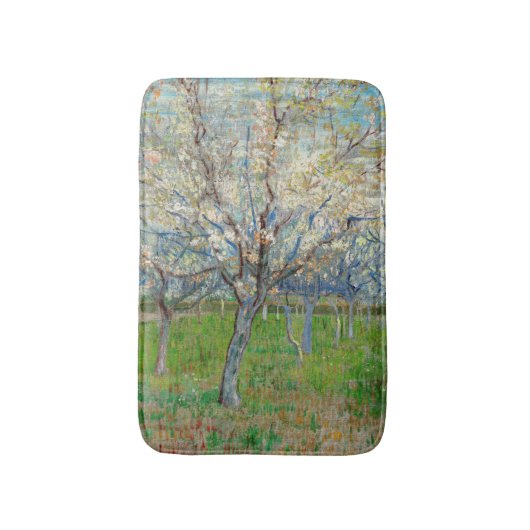 Vincent van Gogh - Pink Orchard Badmat (Voorkant Verticaal)