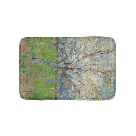 Vincent van Gogh - Pink Orchard Badmat (Voorkant)