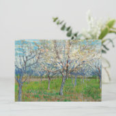 Vincent van Gogh - Pink Orchard Kaart (Staand voorkant)