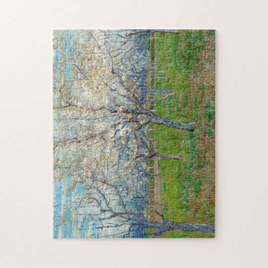 Vincent van Gogh - Pink Orchard Legpuzzel (Verticaal)