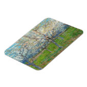 Vincent van Gogh - Pink Orchard Magneet (Linkerzijde)
