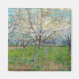 Vincent van Gogh - Pink Orchard Magneet