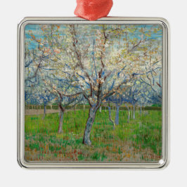 Vincent van Gogh - Pink Orchard Metalen Ornament