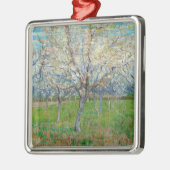 Vincent van Gogh - Pink Orchard Metalen Ornament (Links)