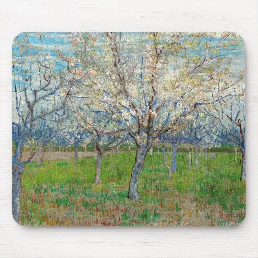 Vincent van Gogh - Pink Orchard Muismat (Voorkant)