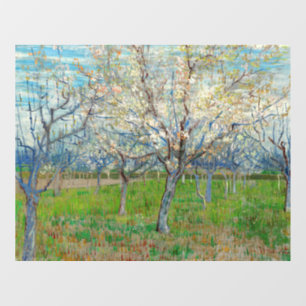 Vincent van Gogh - Pink Orchard Raamsticker