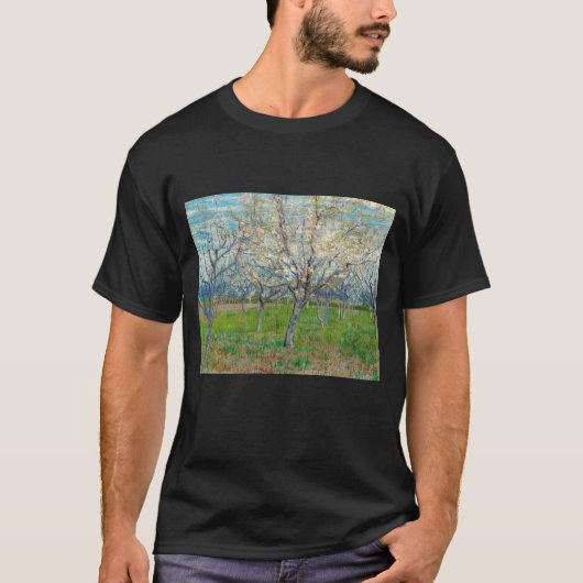 Vincent van Gogh - Pink Orchard T-shirt (Voorkant)