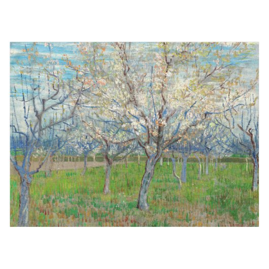 Vincent van Gogh - Pink Orchard Tafelkleed (Voorkant (Horizontaal))