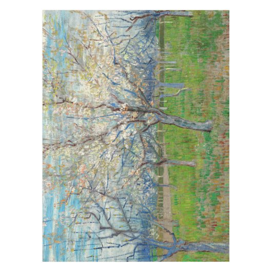 Vincent van Gogh - Pink Orchard Tafelkleed (Voorkant)