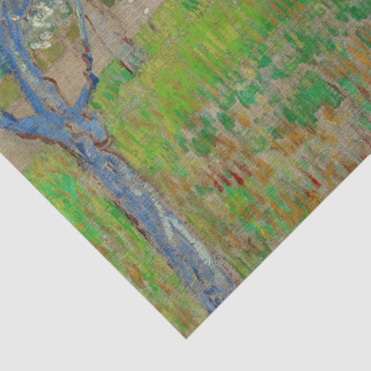 Vincent van Gogh - Pink Orchard Tissuepapier (Detail)