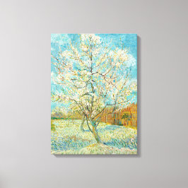 Vincent van Gogh - Pink Peach Tree in Blossom Canvas Afdruk