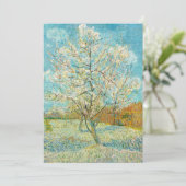 Vincent van Gogh - Pink Peach Tree in Blossom Kaart (Staand voorkant)