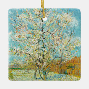Vincent van Gogh - Pink Peach Tree in Blossom Keramisch Ornament