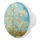 Vincent van Gogh - Pink Peach Tree in Blossom Keramische Knop (Rechts)