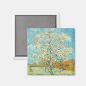 Vincent van Gogh - Pink Peach Tree in Blossom Magneet (Voorkant / Achterkant)