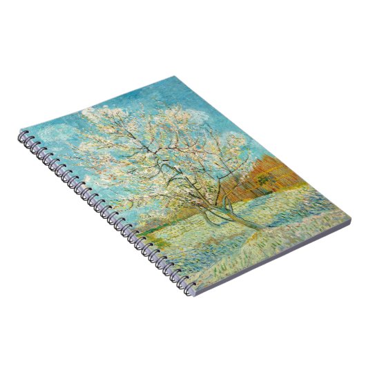 Vincent van Gogh - Pink Peach Tree in Blossom Notitieboek (Rechterzijde)