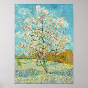 Vincent van Gogh - Pink Peach Tree in Blossom Poster