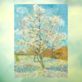 Vincent van Gogh - Pink Peach Tree in Blossom Raamsticker (Vel 3)