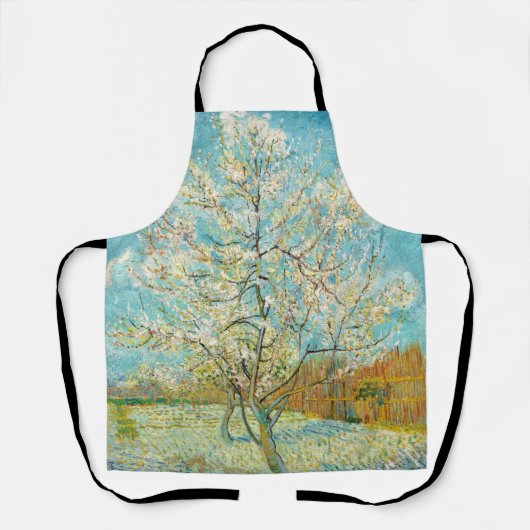 Vincent van Gogh - Pink Peach Tree in Blossom Schort (Voorkant)