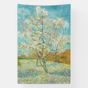 Vincent van Gogh - Pink Peach Tree in Blossom Spandoek