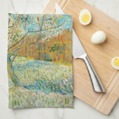 Vincent van Gogh - Pink Peach Tree in Blossom Theedoek (Quarter Fold)