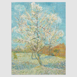 Vincent van Gogh - Pink Peach Tree in Blossom Tissuepapier